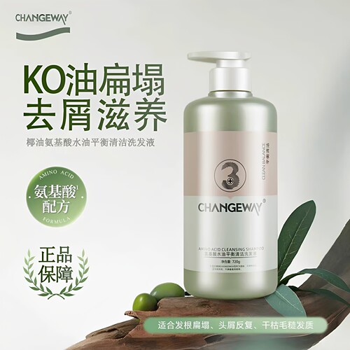 3+蛋白氨基酸去屑水油平衡洗发乳