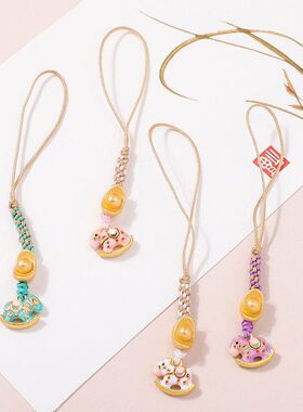 木马挂件有钱景区钥匙扣摇摇文创手机链多巴胺新中式马上产品新年