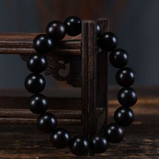 陈化料念珠高油佛珠香木手链文玩太行手串崖柏木质天然红油老料