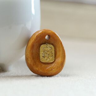 拉姆吊坠小扎基镶嵌手串紫檀木卡子毛衣链挂件民族风小diy配饰