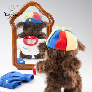 TeddyTales莉娜熊小狗玩偶毛绒玩具泰迪狗公仔生日礼物家居摆件