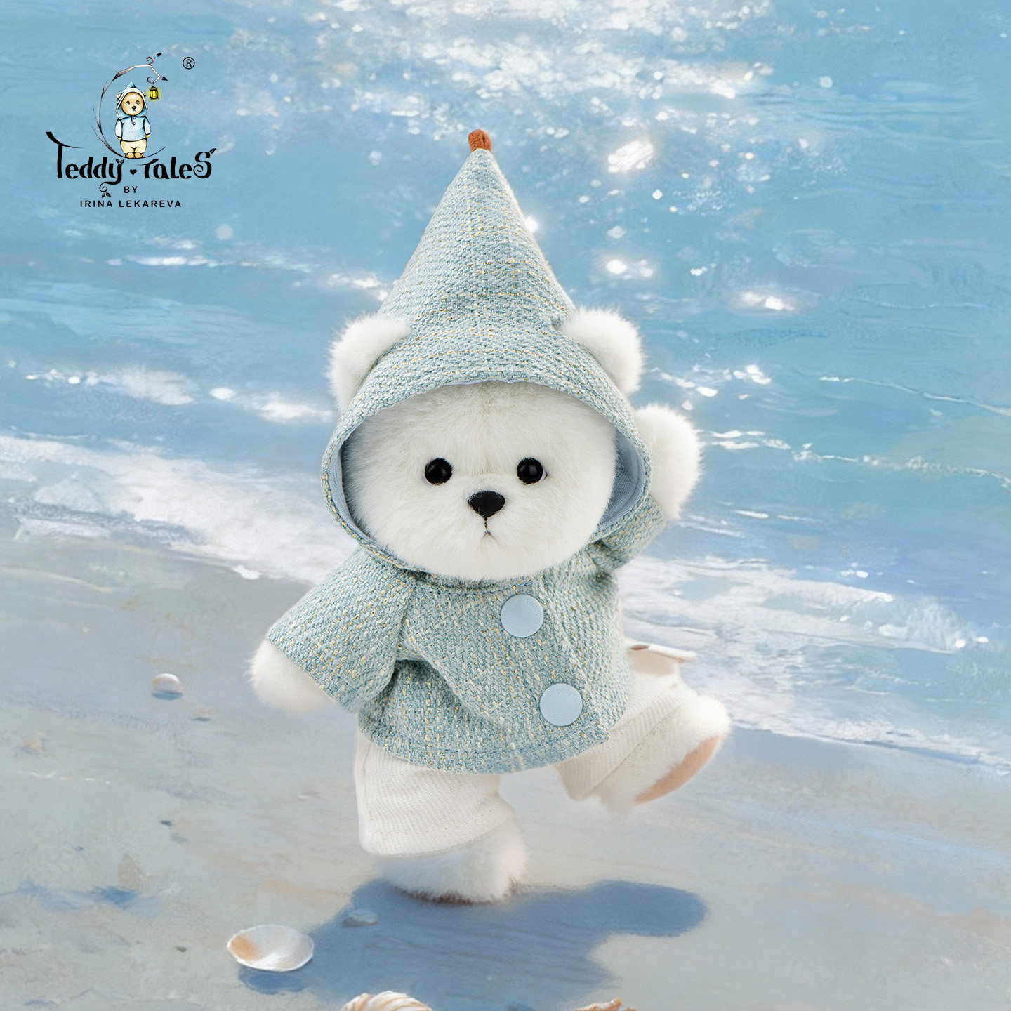 TeddyTales莉娜熊毛绒挂件新年帽衫小熊玩偶包挂送男女生公仔礼物