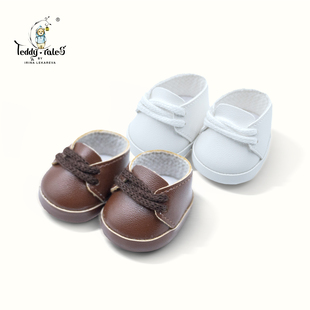 TeddyTales莉娜熊棉花娃娃15cm可站立靴子玩偶系鞋 配件 带小皮鞋