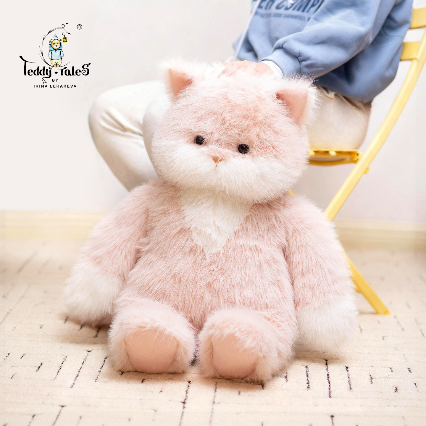 超大号粉色柔软睡觉玩偶送女友