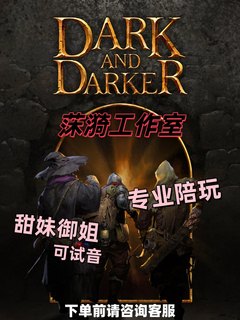 dark and darker 越来越黑暗dnd陪玩保镖/金币/刷材料代练代肝