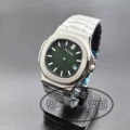 Silver Case Green Dial NH35 Movement Single Calendar