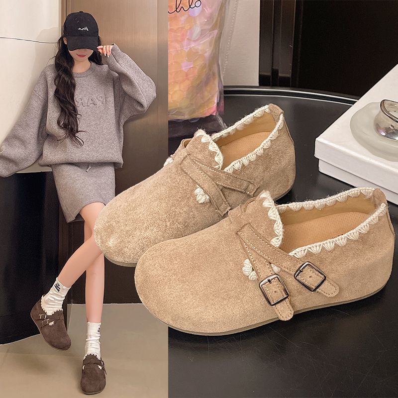 小码复古厚底韩系勃肯鞋2025年冬新款舒适好款保暖时尚百搭鞋女