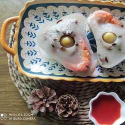 包邮中通 正宗潮阳棉城特产鲎粿鲎果蚝果豪果好果豪粿 2个装 配酱