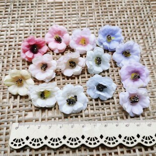 花海大世界diy仿真花素材迷你可爱小花朵汉服头饰配花 浪漫樱花落