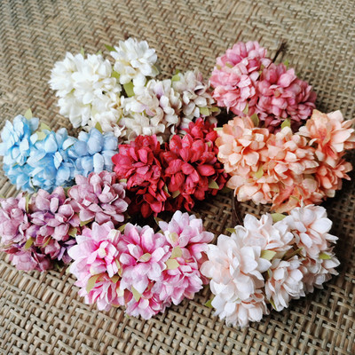 花海大世界绢花头饰康乃馨绣球