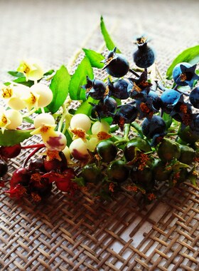 花海大世界仿真花浆果石榴红果