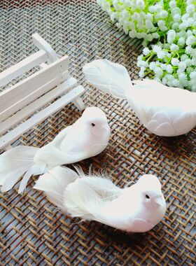 花海手工素材小鸟鸽子装饰品