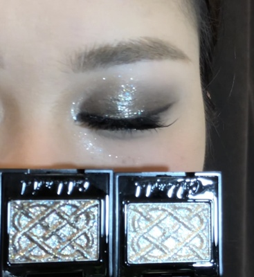 冷野coldnwild 欧美单色爆闪眼影 繁星 月银