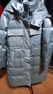 女士冬季时尚休闲百搭长款连帽羽绒服断码特价年底清仓