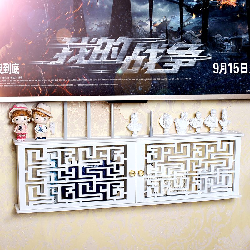 路由器遮丑神器wifi遮挡装饰箱新款电视柜机顶盒网线收纳盒光猫大