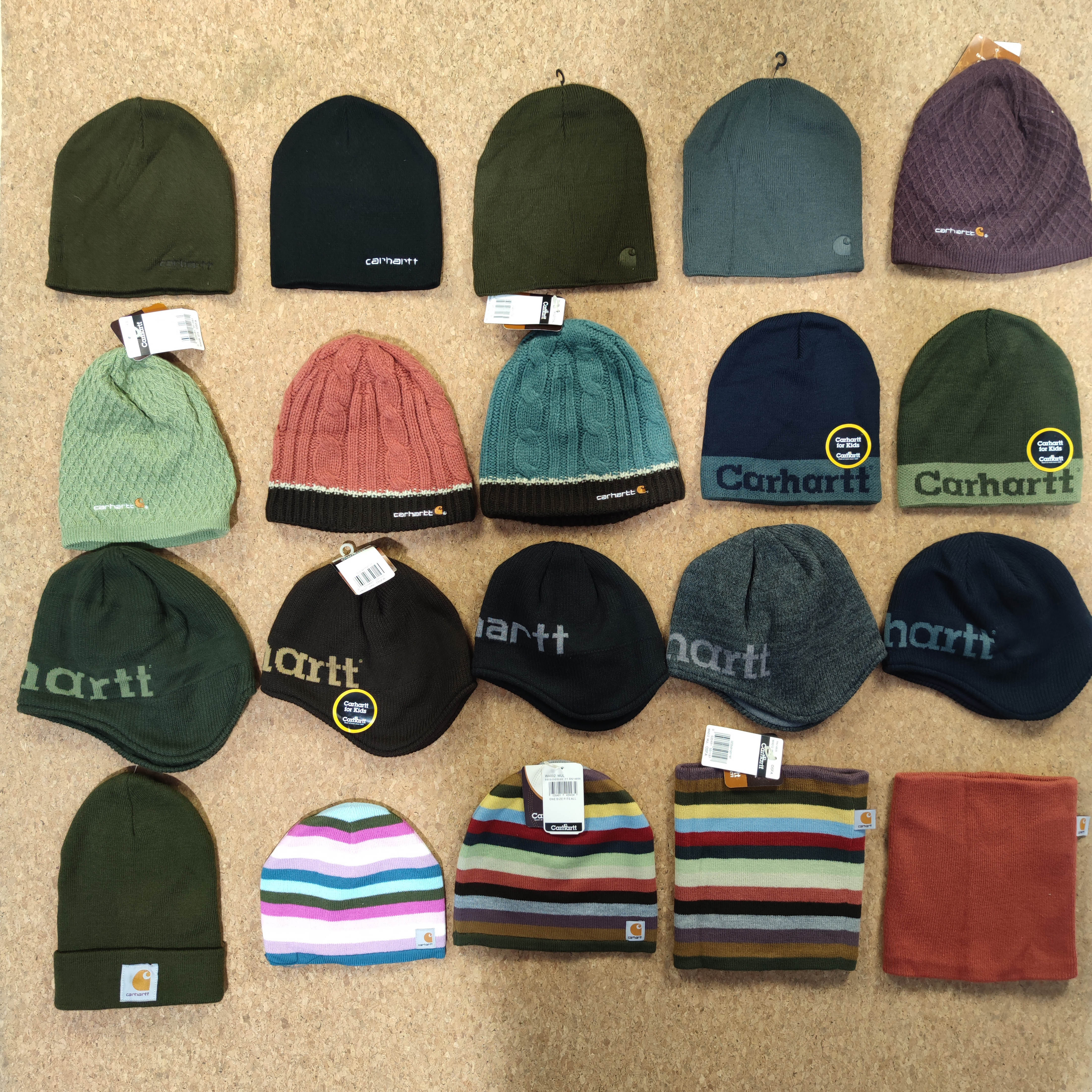 Carhartt 女帽童帽卡哈特多色针织帽毛线帽冬季线帽冷帽保暖冷帽