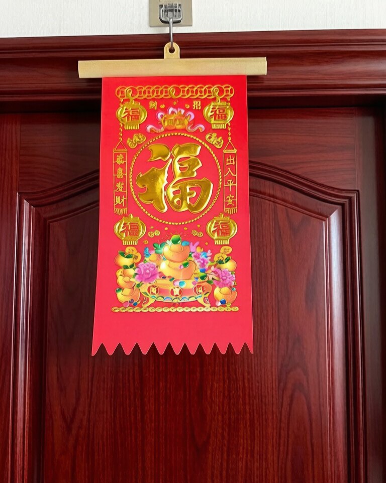 婚庆春节对联乔迁门钱卧室传统喜对联