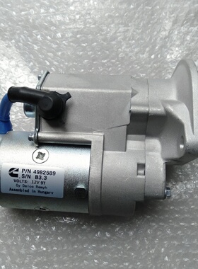 康明斯4982589起动机康明斯4b3.3发动机6008631410启动马达12V9T