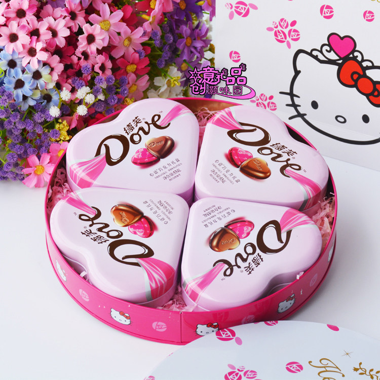 德芙心語巧克力98g愛心形53克禮盒裝鐵盒送女友禮物 兒童節情人節在類目 零食/堅果/特產, 巧克力, 牛奶巧克力中 - 來自Buy2taobao.com提供專業的淘寶代購服務