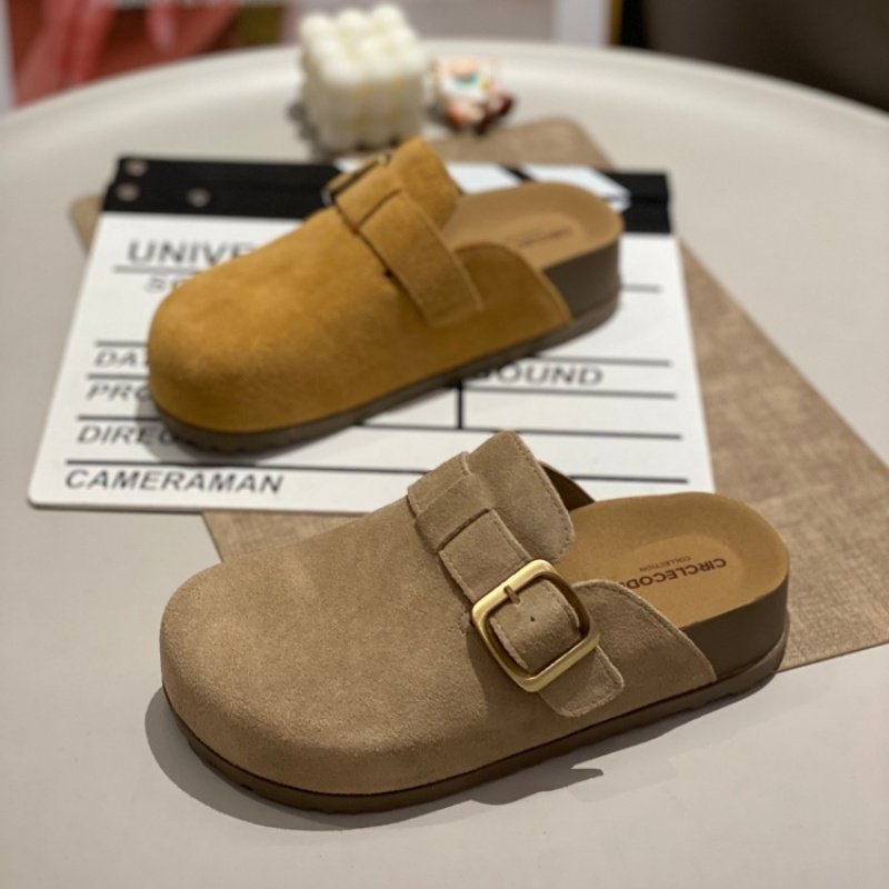 厚底勃肯鞋女2026搭扣圆头防滑扣带女鞋内增高百搭懒人外穿休闲鞋,女鞋,时尚休闲鞋,淘宝优惠券,粉丝福利购,淘宝优惠卷