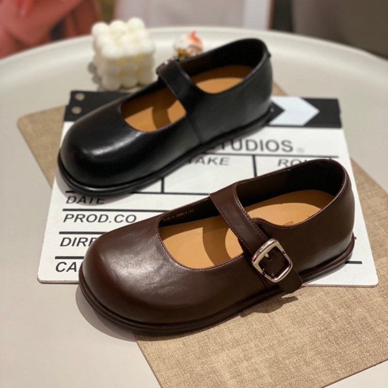 复古风一字扣玛丽珍单鞋女2026浅口扣带平底百搭圆头休闲鞋不累脚,女鞋,时尚休闲鞋,淘宝优惠券,粉丝福利购,淘宝优惠卷