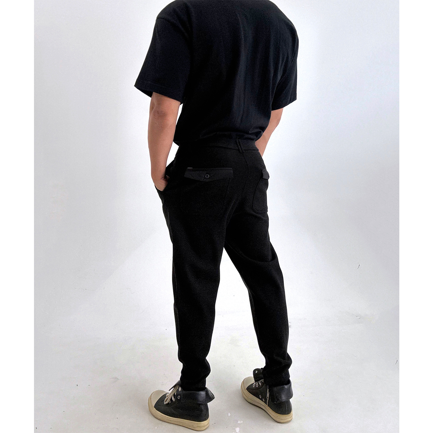 弹性加绒加厚超赞面料秋冬灯芯绒休闲长裤潮男直筒棉小脚松紧男裤