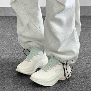 李宁凌波V2 | 女款跑步鞋轻便减震软底2026新款厚底增高运动鞋