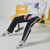 子三条杠TR30P 运动男女直筒束脚长裤 品牌直供 Adidas阿迪达斯新款
