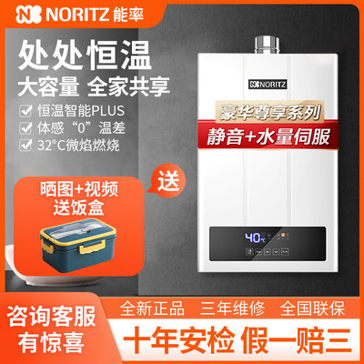 NORITZ/能率16F4AFEX水量伺服器燃气热水器家用恒温强排 防冻13升