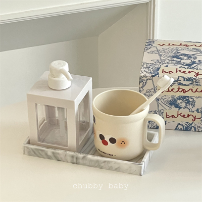 chubbybaby*简约ins风高颜值硅胶材质大理石花纹浴室首饰收纳托盘