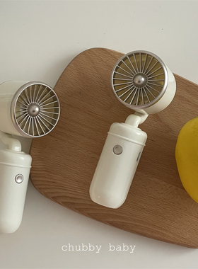 chubbybaby*夏日清凉~便携式随身USB充电款迷你涡轮手持小风扇