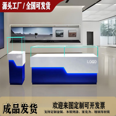 定制简约现代烤漆玻璃展示柜