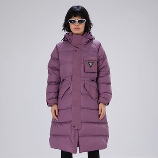 TRIP&CO女90白鸭绒防风防泼水长款羽绒服户外山系保暖防污外套