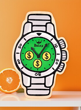 POP SUNDAY流行周日RELAX挂钟家居简约客厅潮流时尚创意钟表