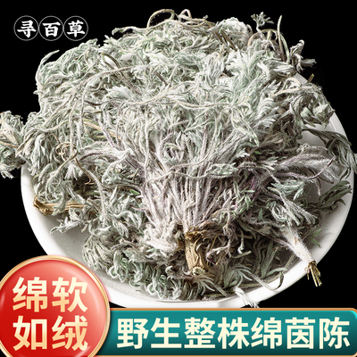 三月绵茵陈中药材500g野生整株