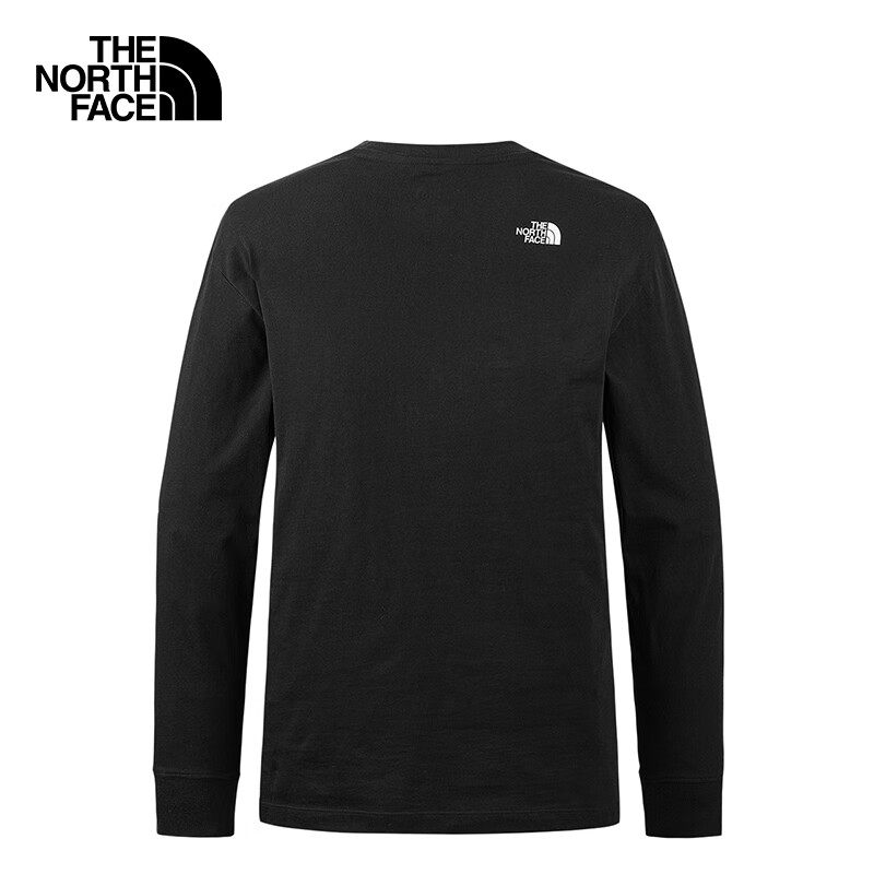 TheNorthFace北面长袖T恤男2025秋冬户外纯棉舒适透气打底衫8GU6