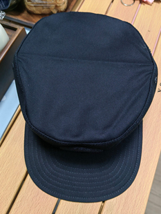 藏青作训帽帽子夏季藏青长航工作帽舰艇鸭舌帽