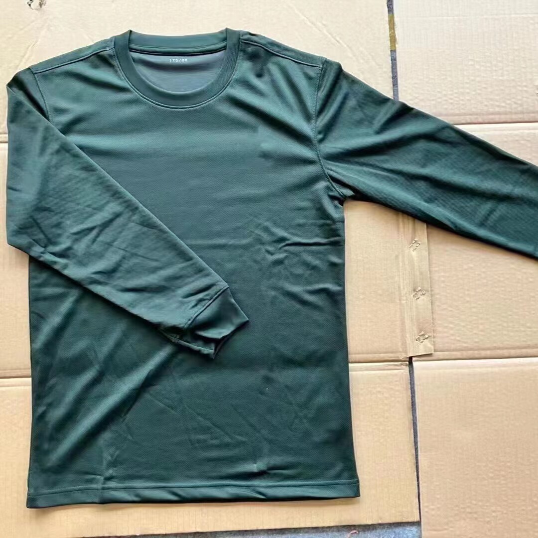 际华圆领衫体能服春季夏季防嗮训练速干体能服上衣长袖体恤