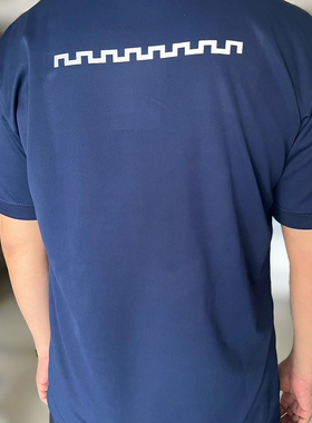 新式蓝色反光短袖体能服训练服夏季男t恤上衣速干运动跑短袖圆领