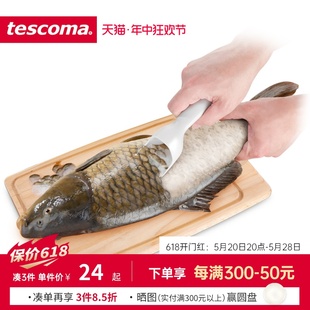 进口鱼鳞刨 捷克 PRESTO系列 去鱼鳞工具 tescoma 刮鱼鳞器