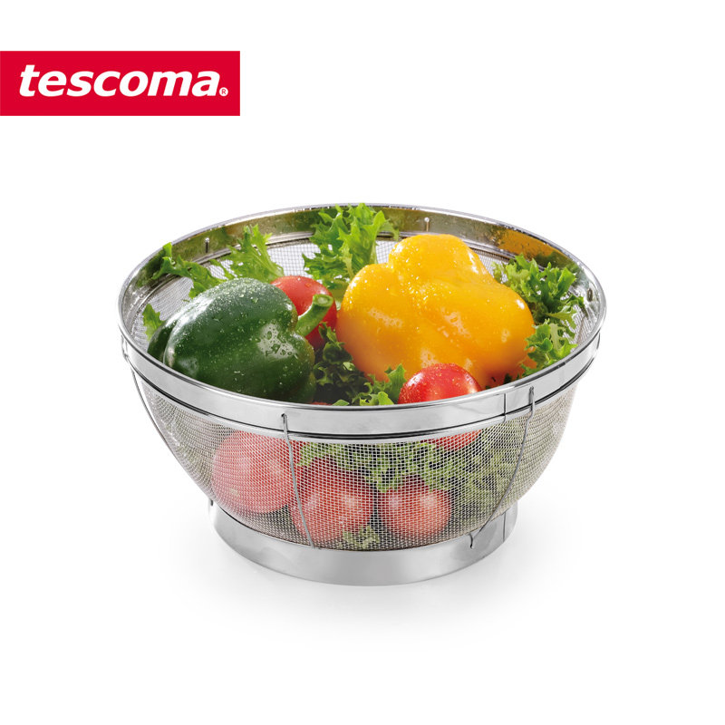 不锈钢圆形洗菜篮沥水漏盆