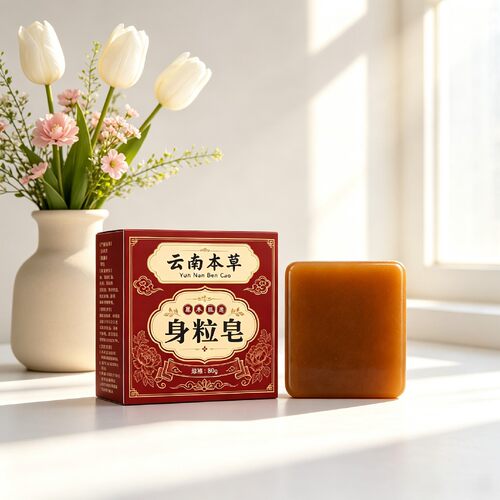 云南本草身粒皂批发清洁沐浴皂身体护理皂草本皂批代发一件代发