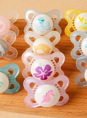 MAM美安萌新生安抚奶嘴硅胶婴儿仿真母乳美安萌安抚奶嘴 白色小熊