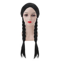 Frozen Elsa Princess dress wig, Girl Mermaid Anna, Cinderella, Sleeping Beauty Snow White braid thumbnail 8