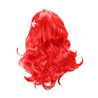 Frozen Elsa Princess dress wig, Girl Mermaid Anna, Cinderella, Sleeping Beauty Snow White braid thumbnail 6