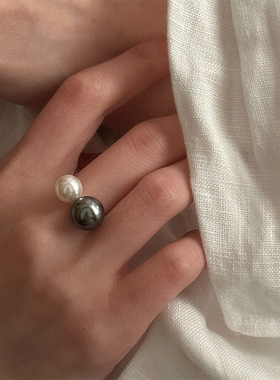 KEAIs925纯银开口戒指新中式