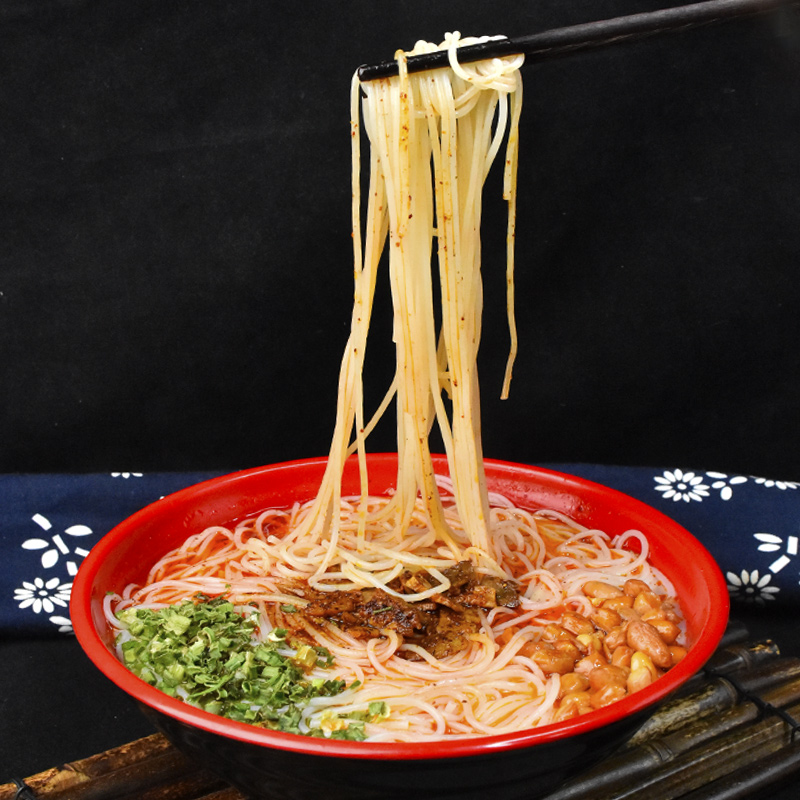 谢师傅青树坪米粉速食香辣双峰特产红油带汤肉沫早餐粉袋装冲泡粉