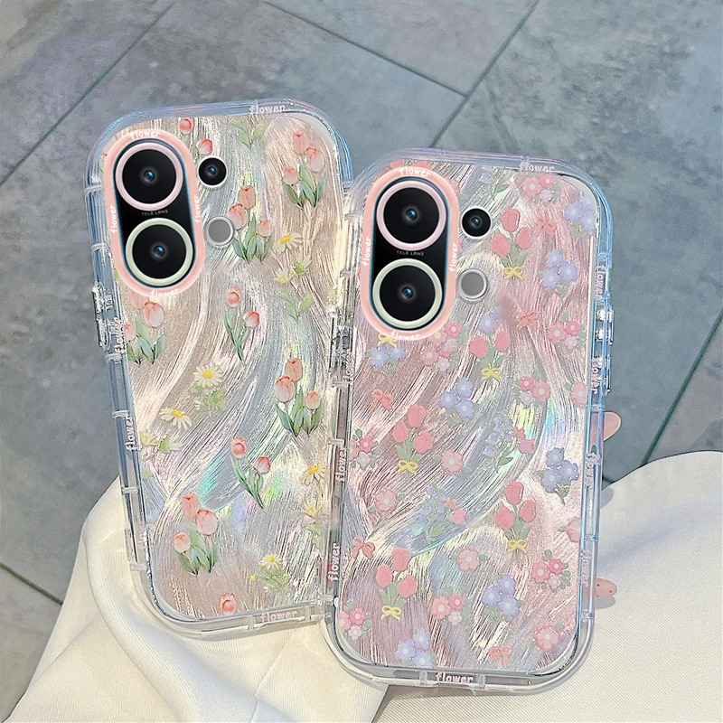 适用vivoS系列郁金香手机壳