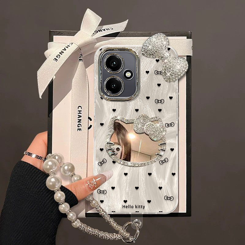 适用荣耀系列爱心KT猫手机壳