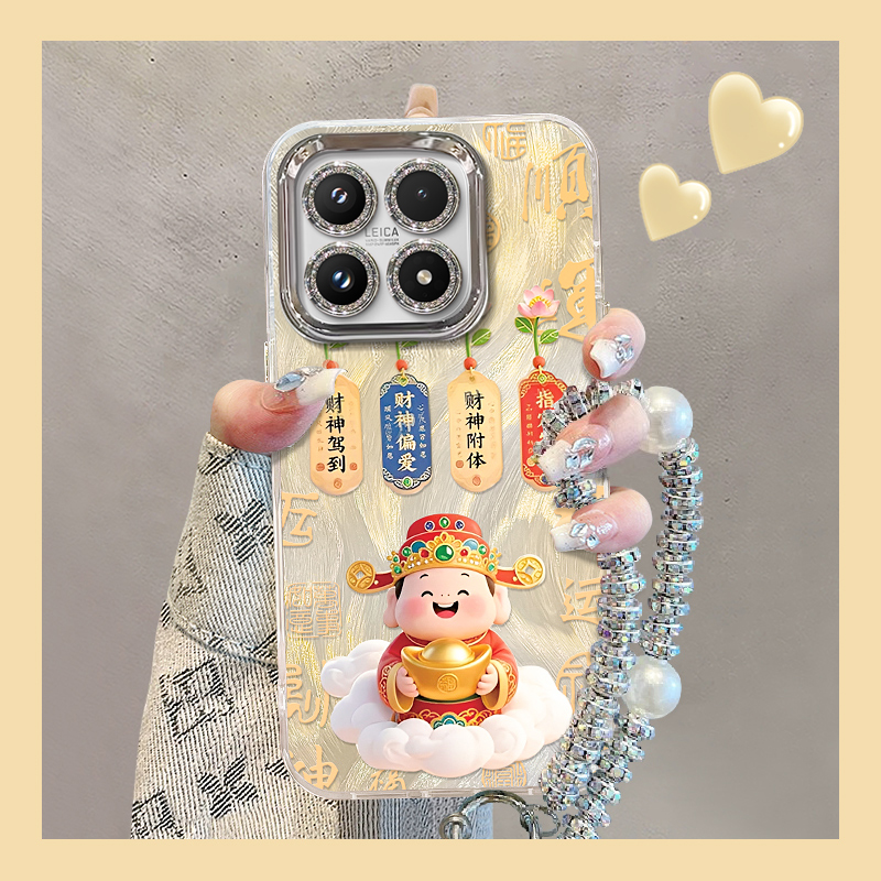 适用小米系列财神爷手机壳